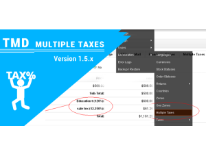 Multiple Taxes module 1.5.x
