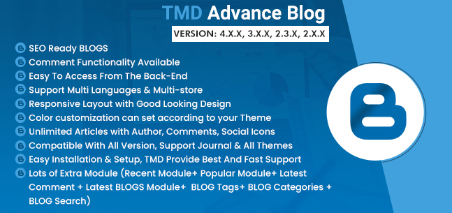 Advance Blog Module