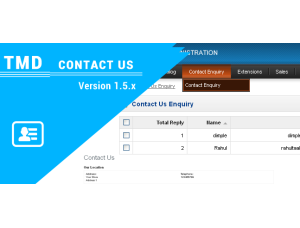 Contact us form save , reply , delete from admin (VQMOD) 1.5.x