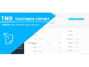 Customer Export Module(2.x , 3.x & 4.x)
