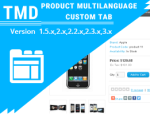 Product Custom Tab Multilanguage (2.x.x & 3.x.x)