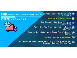 Delivery Date And Time Slot For Checkout