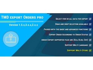 Export Orders (2.x, 3.x & 4.x)