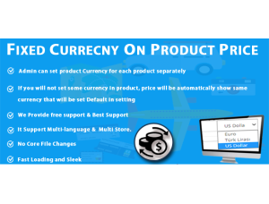 Fixed Currency On Product Price