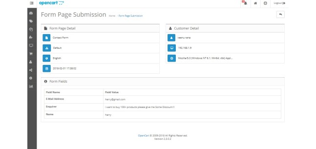 Opencart - Form Builder Pro