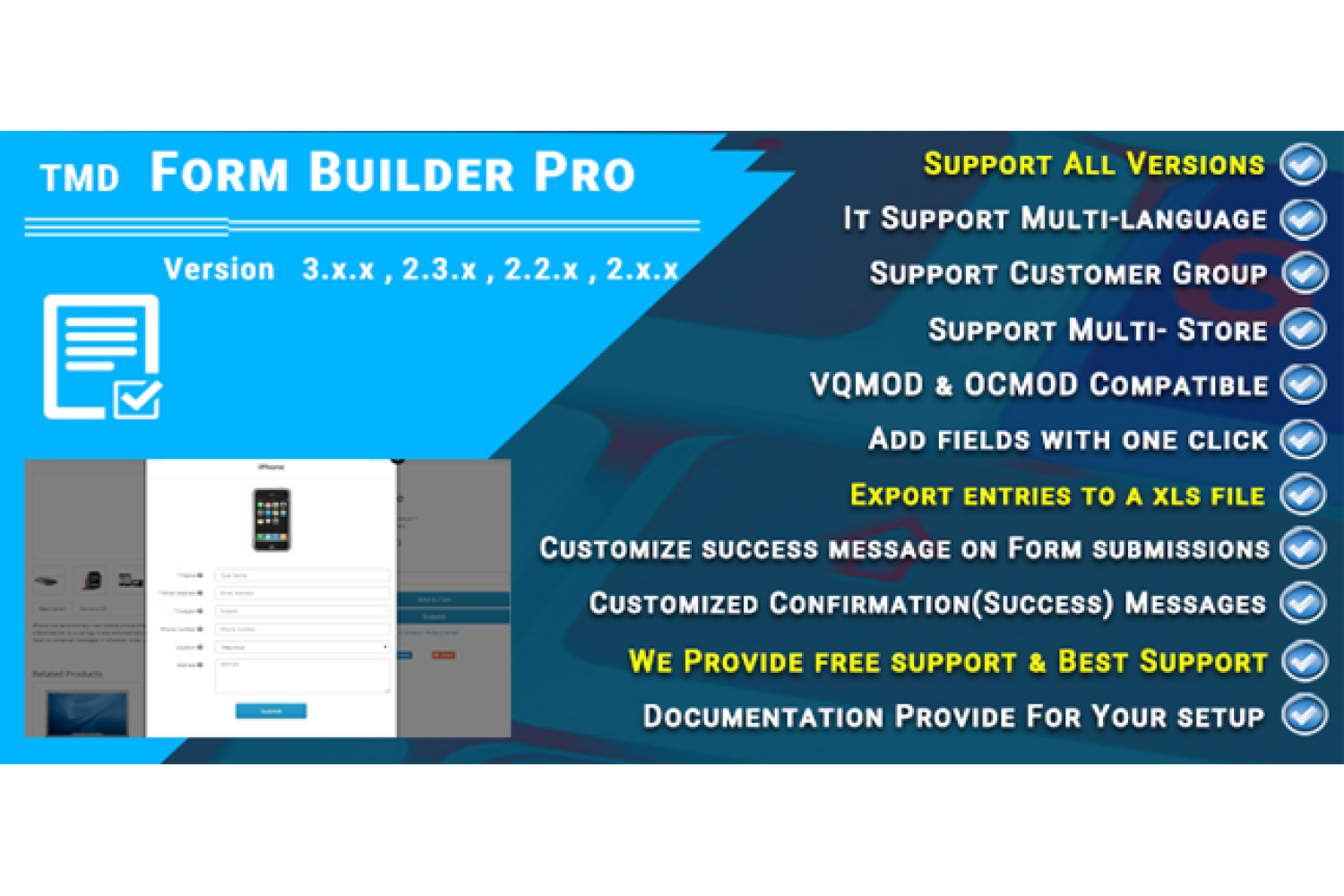 Opencart - Form Builder Pro