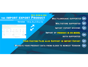 Bulk Product Import And Export Multilanguage (1.5.x , 2.x , 3.x & 4.x)