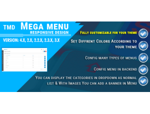 Mega Menu 2.x.x , 3.x & 4.x