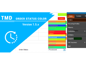 OpenCart Order Status Color 1.5.x