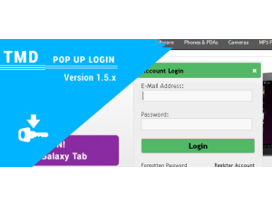 OpenCart  Pop Up Login Module 1.5.x