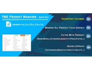Product Manager Quick Edit