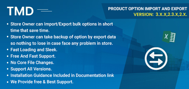 Product Option Import And Export