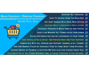 Quick Checkout / One Page Checkout