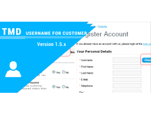 Username for customer 1.5.x
