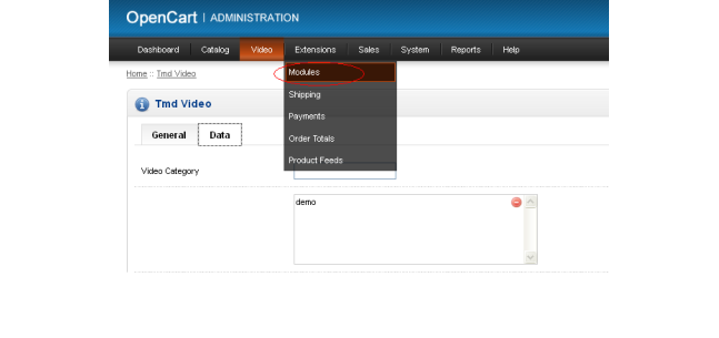 Opencart - Youtube Gallery Module 1.5.x