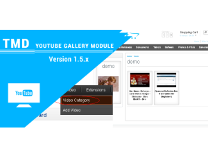 OpenCart Youtube Gallery Module 1.5.x