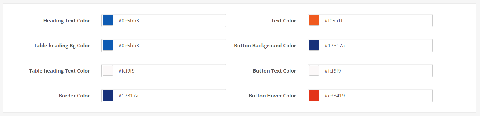 color theme setting for opencart product accessories layout