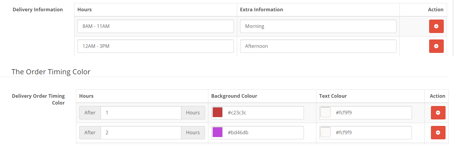 OpenCart delivcery boy panael filter and list of orders