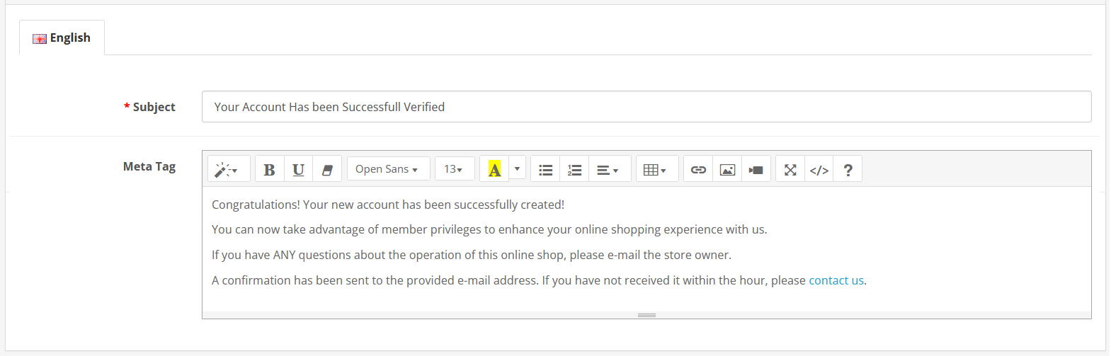 designing success page for when customer verified their email land on success page